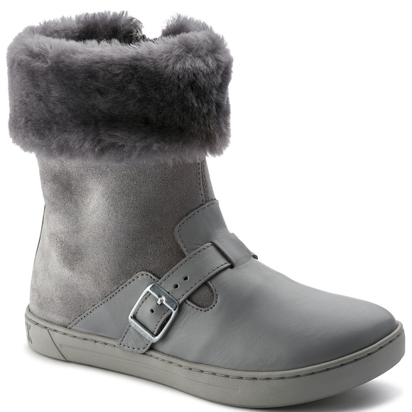 NEW no BOX!! Girls Birkenstock Stirling Boot Grey/Silver Size 11US/29EU - Picture 2 of 2